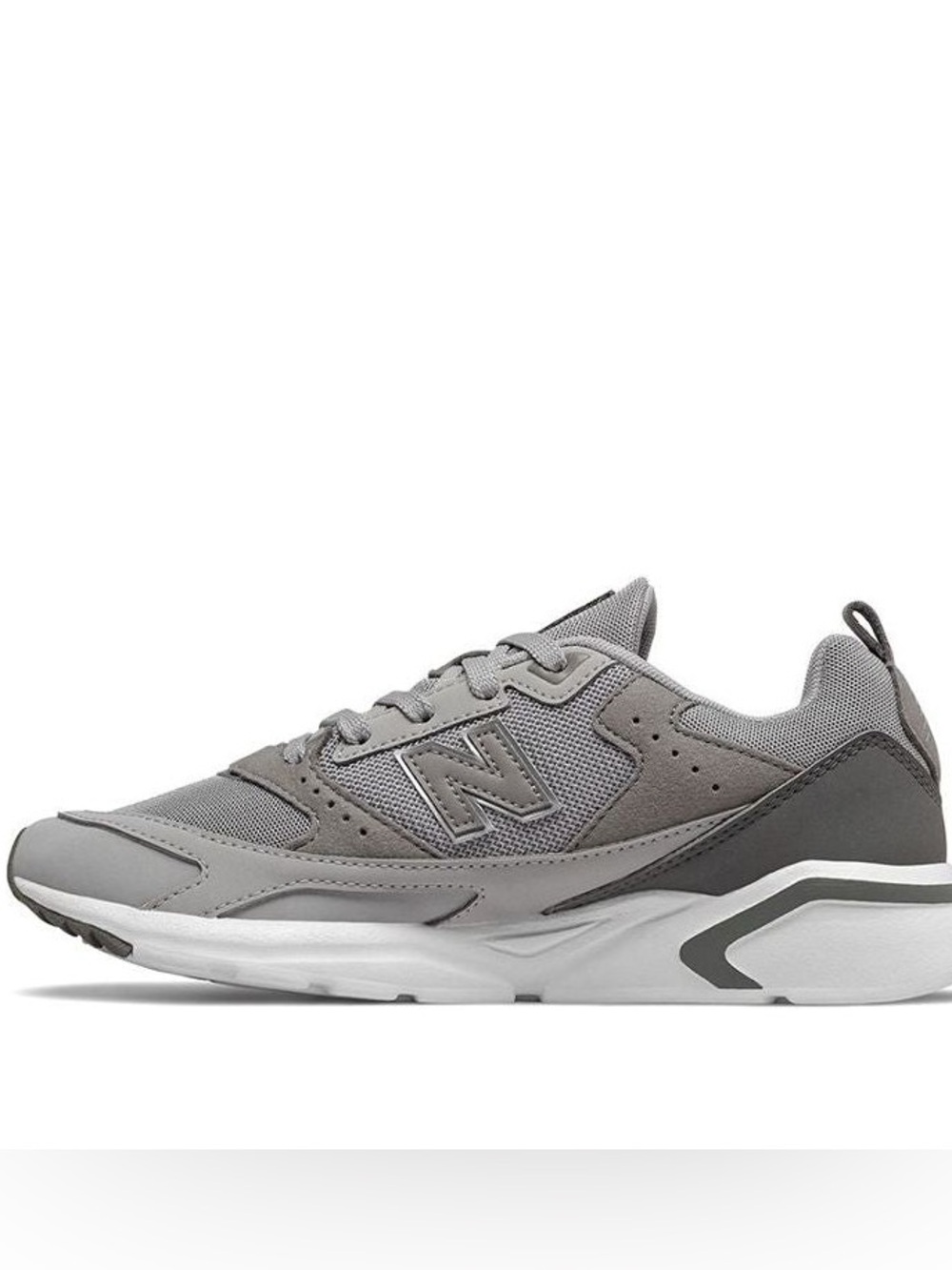 New Balance Grey Mesh & Suede Trainer 45x V1